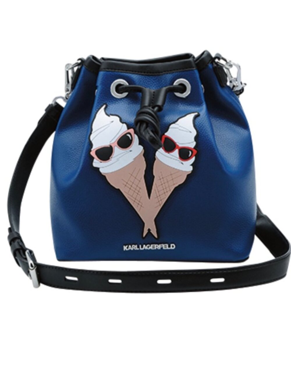 Karl Lagerfeld Choupette at the Beach "Ice Cream Cone" Bucket Bag - BRAND NEW - Picture 5 of 6